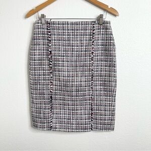 J Crew Tweed Pencil Skirt Size 6 Petite